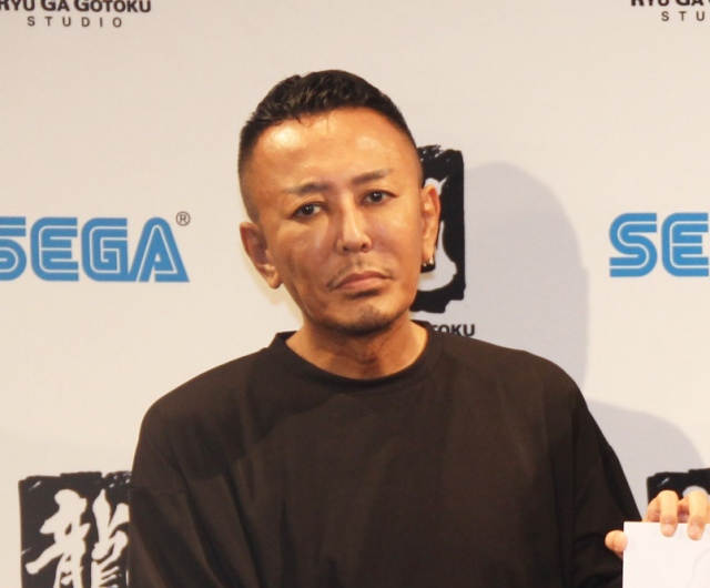 『龍が如く』新作発表会に登場した名越稔洋監督 (C)ORICON NewS inc.