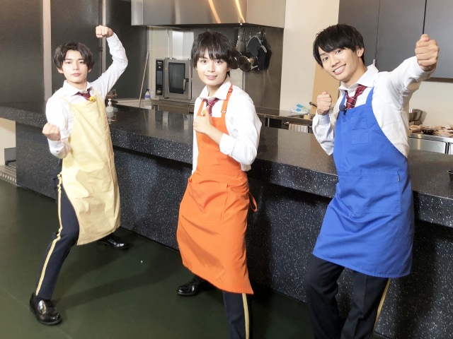 2日放送『なにわからAぇ! 風吹かせます!』に出演するなにわ男子(長尾謙杜、大西流星、藤原丈一郎) (C)カンテレ