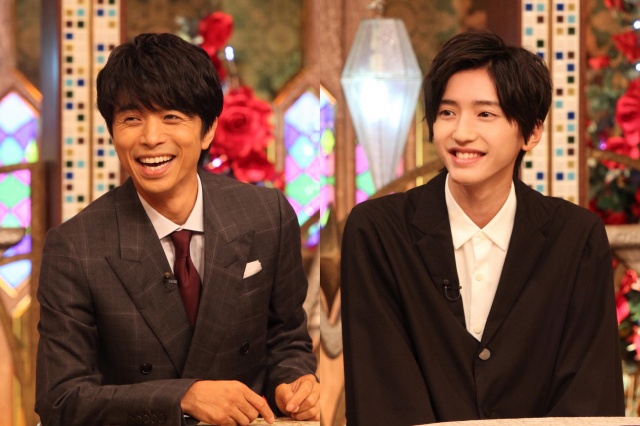 4日放送のフジテレビ系『TOKIOカケル』に出演する(左から)井ノ原快彦、道枝駿佑 (C)ORICON NewS inc.