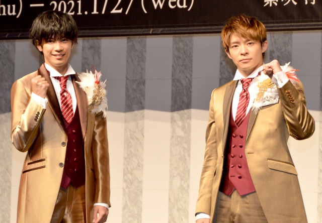 本人公認の“KinKi Kids物まね”を生披露したKing & Princeの(左から)神宮寺勇太、岸優太 (C)ORICON NewS inc.