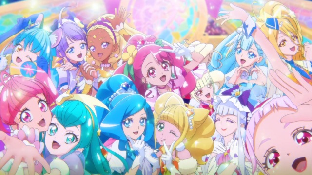 『映画プリキュアミラクルリープ みんなとの不思議な1日』EDダンス映像の場面カット (C)2020 映画プリキュアミラクルリープ製作委員会