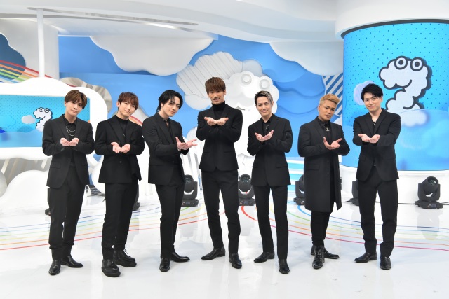 『ZIP! 三代目 J SOUL BROTHERS 10周年スペシャル』に登場するメンバー7人 (C)日本テレビ