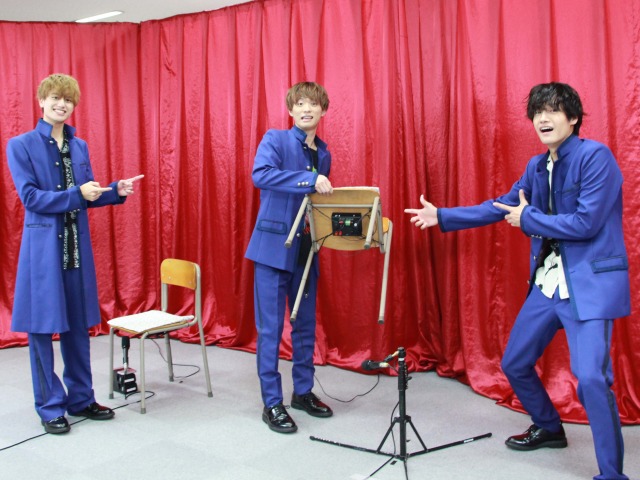 『なにわからAぇ! 風吹かせます!』に出演する小島健、福本大晴、佐野晶哉 (C)カンテレ