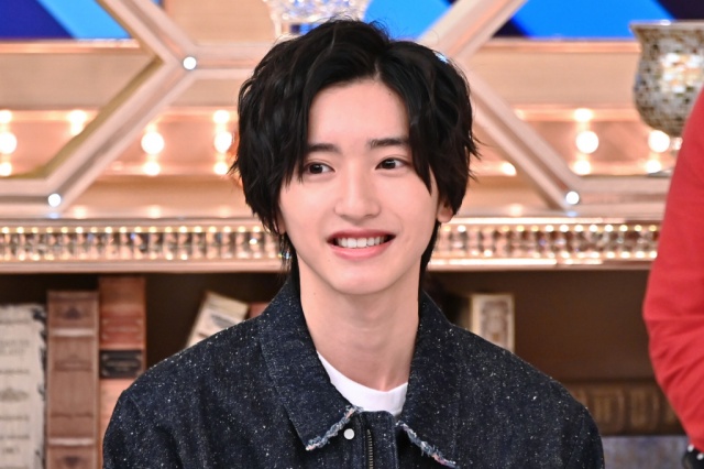 10日放送の『この差って何ですか?』に出演する関西ジャニーズJr./なにわ男子・道枝駿佑 (C)TBS