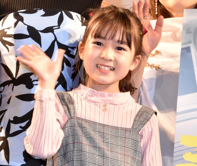 映画『ミセス・ノイズィ』完成披露舞台あいさつに出席した新津ちせ (C)ORICON NewS inc.