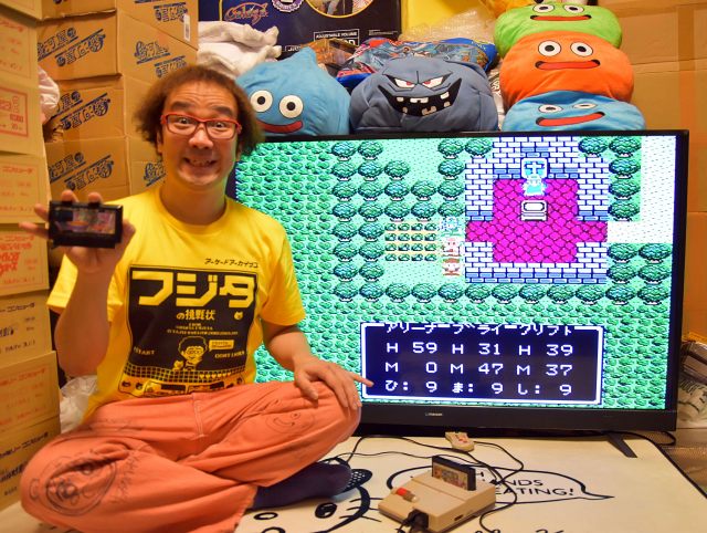“ドラゴンクエスト”シリーズについて語ったファミコン芸人・フジタ (C)oricon ME inc.