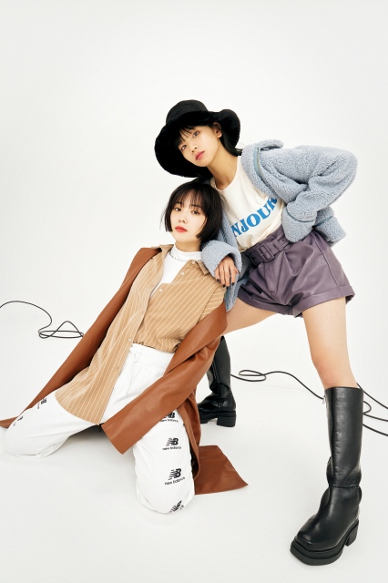 『ViVi』1月号に登場するFAKY(左から)Mikako、Hina