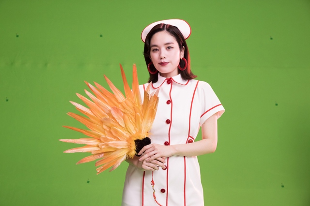 『RANBU 三国志乱舞』の新CMに出演する筧美和子(C)2020 SQUARE ENIX CO., LTD. All Rights Reserved.