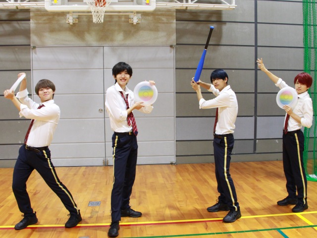 16日放送『なにわからAぇ! 風吹かせます!』に出演するなにわ男子の大橋和也、道枝駿佑、高橋恭平、西畑大吾 (C)カンテレ