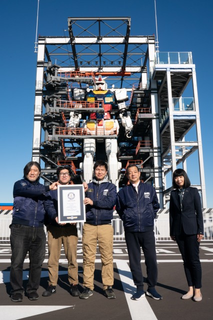 『GUNDAM FACTORY YOKOHAMA』の18m実物大“動くガンダム”がギネス世界記録に認定