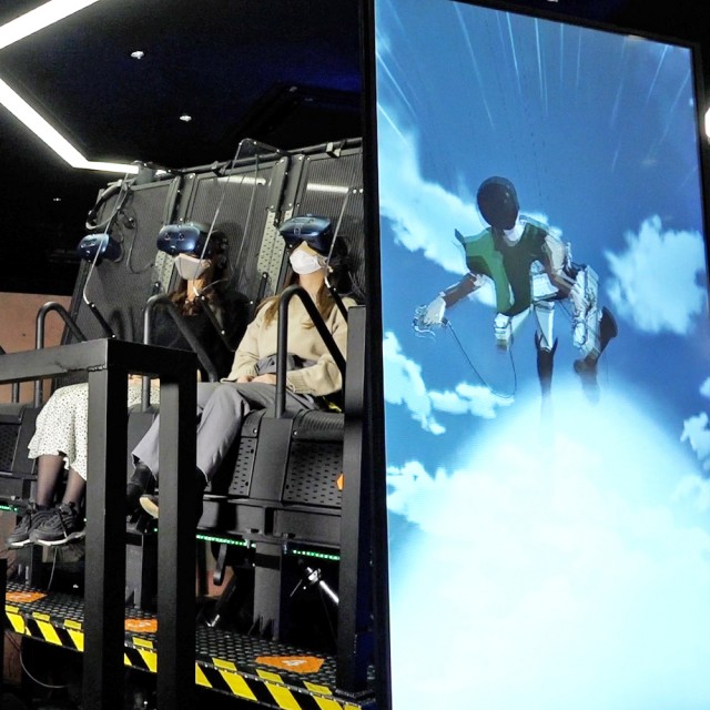 「進撃の巨人」リヴァイ兵士長と一緒にウォール・マリア奪還作戦に参加できるVRライド「hexaRide」 (C)ORICON NewS inc.