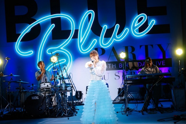 バースデーオンラインライブを行った芹澤優 撮影:上山陽介