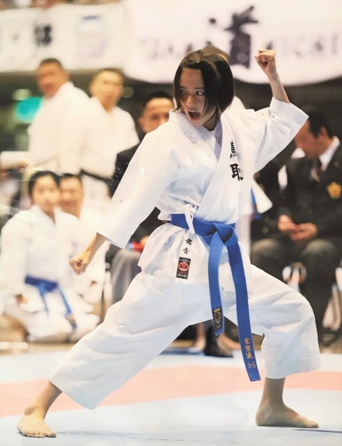 『RIZIN.26』にスペシャルゲストとして登場する山本舞香=小学6年生、空手少女時代