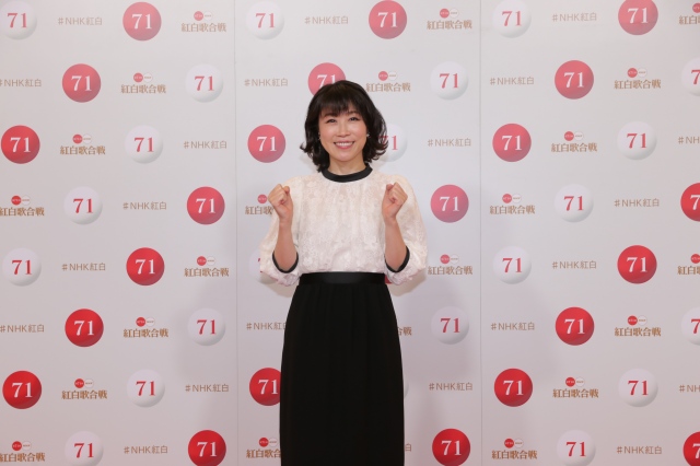 『第71回紅白歌合戦』のリハーサルに参加した水森かおり(C)NHK