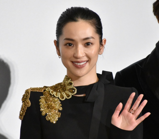 映画『名も無き世界のエンドロール』完成披露舞台挨拶に登壇した中村アン (C)ORICON NewS inc.