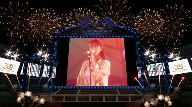 故・坂井泉水さん誕生日の2月6日に開催されるVR花火ショー イメージ写真
