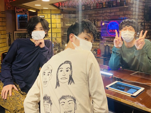 『直ちゃんは小学三年生』オンラインイベントに参加した渡邊圭祐、杉野遥亮、前原滉(C)「直ちゃんは小学三年生」製作委員会