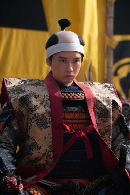 大河ドラマ『麒麟がくる』第40回の松永久秀討伐戦で織田軍の総大将を務めた信忠を演じる井上瑞稀(HiHi Jets/ジャニーズ Jr.) (C)NHK