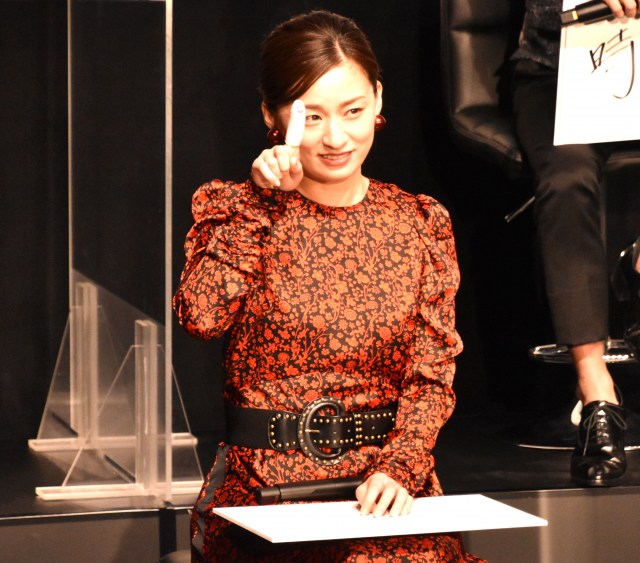 映画『ヤクザと家族 The Family』完成報告イベントに出席した尾野真千子 (C)ORICON NewS inc.
