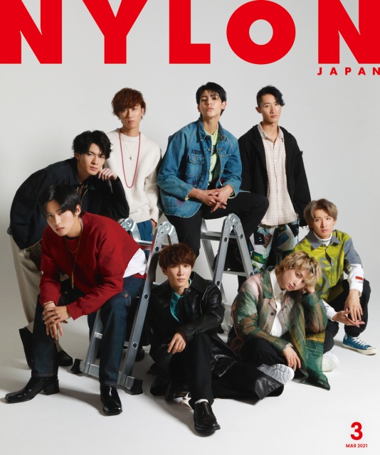 『NYLON JAPAN』3月号の表紙を飾るSnow Man(C)NYLON JAPAN