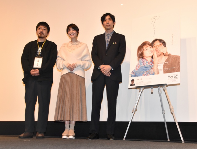 3日間で撮了したことを明かした(左から)志萱大輔監督、小林涼子、関口アナン (C)ORICON NewS inc.