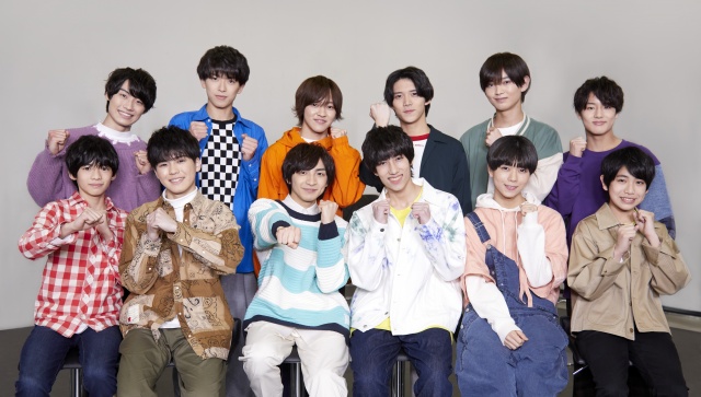 『文才少年!~ジャニーズJr.が文豪の心で番宣してみた』に出演する少年忍者(C)WOWOW