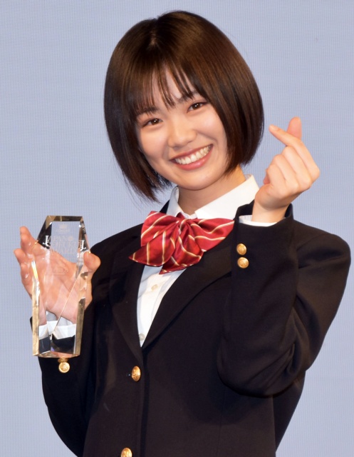 『第8回全国制服アワード』女子グランプリの竹内詩乃さん (C)ORICON NewS inc.