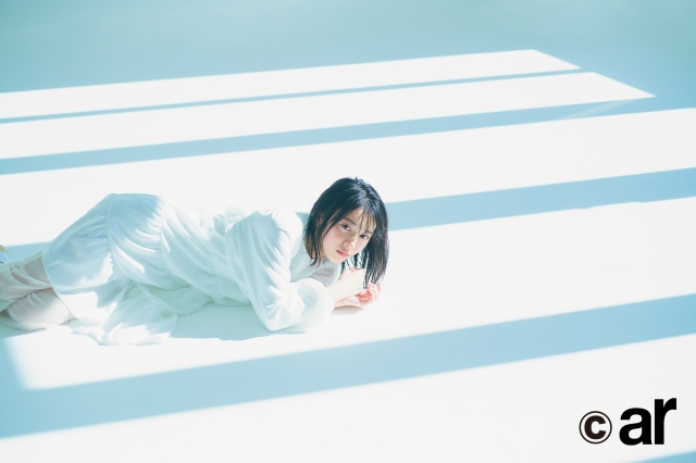 『ar』3月号より連載「ヒカルノメ」がスタートする櫻坂46・森田ひかる