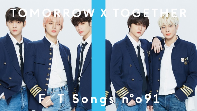 『THE FIRST TAKE』で「Force」を披露するTOMORROW X TOGETHER