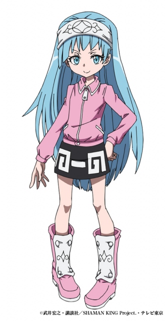 日高里菜が演じるピリカ(C)武井宏之・講談社/SHAMAN KING Project.・テレビ東京