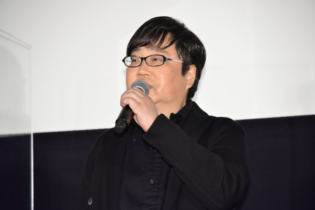 映画『すばらしき世界』公開初日舞台あいさつに登壇した六角精児
