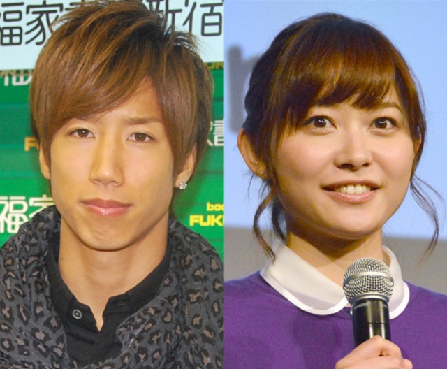 (左から)大津祐樹選手、久冨慶子アナウンサー (C)ORICON NewS inc.