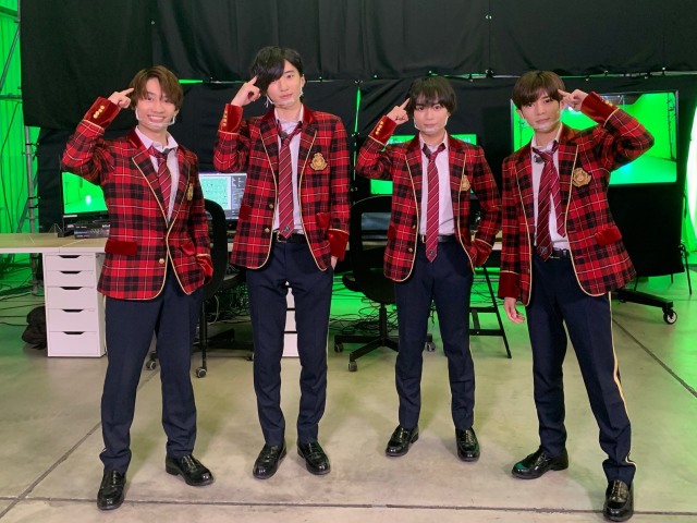 『なにわからAぇ! 風吹かせます!』に出演するなにわ男子(左から)藤原丈一郎、道枝駿佑、大西流星、長尾謙杜 (C)カンテレ