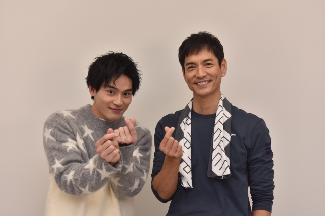 水ドラ「ウチの娘は、彼氏が出来ない!!」沢村一樹×岡田健史SP対談 (C)日本テレビ