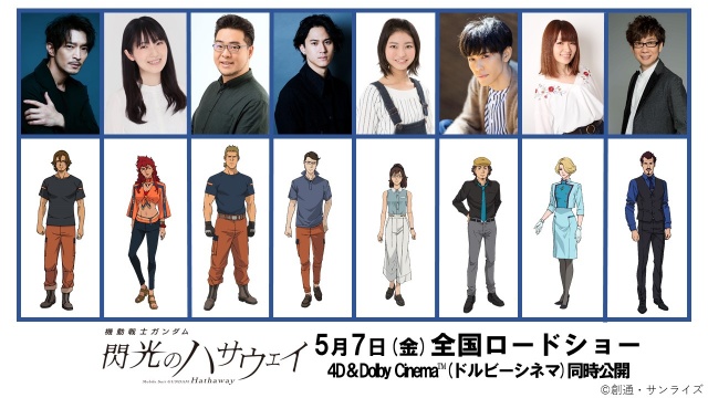 『機動戦士ガンダム 閃光のハサウェイ』で新しく解禁されたキャスト (C)創通・サンライズ