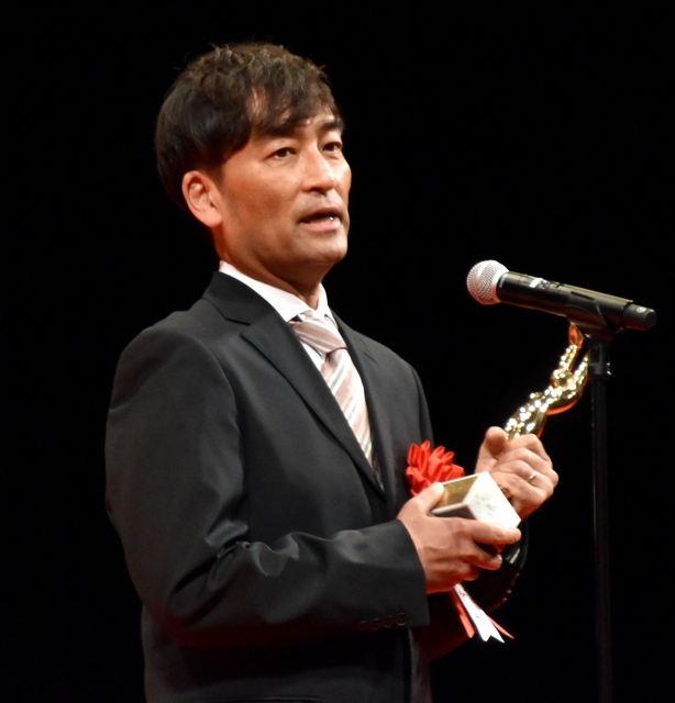 「TSUTAYAプレミアム映画ファン賞 日本映画部門」を受賞した『ミッドナイトスワン』の森谷雄プロデューサー =『第75回毎日映画コンクール』表彰式 (C)ORICON NewS inc.