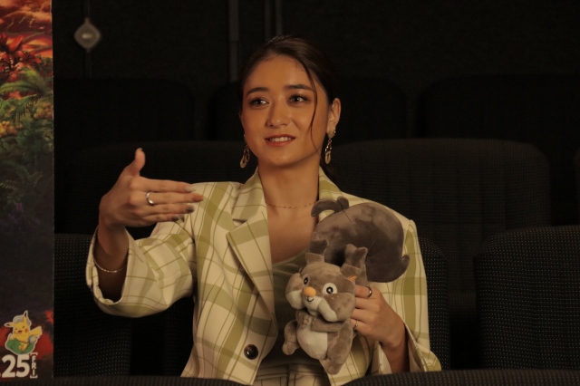 映画「劇場版ポケットモンスター ココ」新テレビCMとWEB動画に出演した池田美優