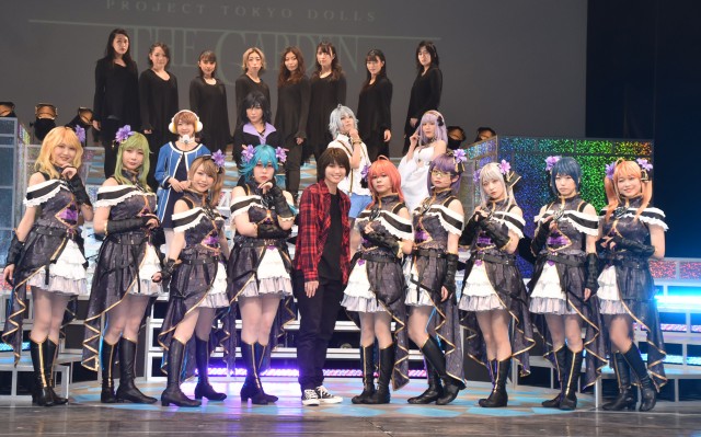 舞台『プロジェクト東京ドールズ』ゲネプロに参加した(前列左から)長谷川里桃、舞川みやこ、堀越せな、雛形羽衣、七木奏音、天音みほ、西葉瑞希、星守紗凪、富田麻帆、林鼓子、(中列左から)森嶋優花、南千紗登、生田輝、佐武宇綺 (C)ORICON NewS inc.