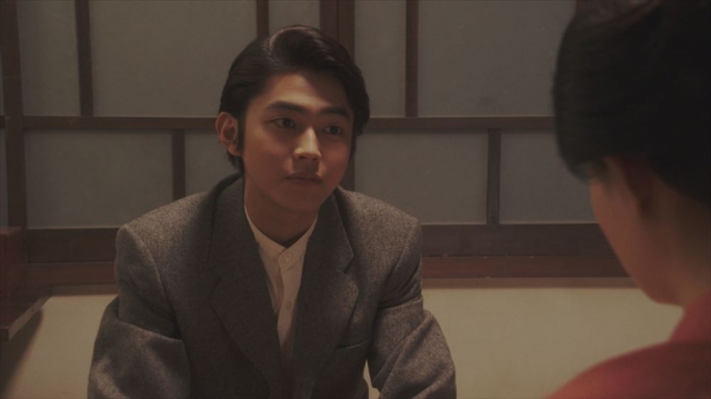千代の前に現れた弟・ヨシヲ(倉悠貴)=連続テレビ小説『おちょやん』第12週・第57回より (C)NHK
