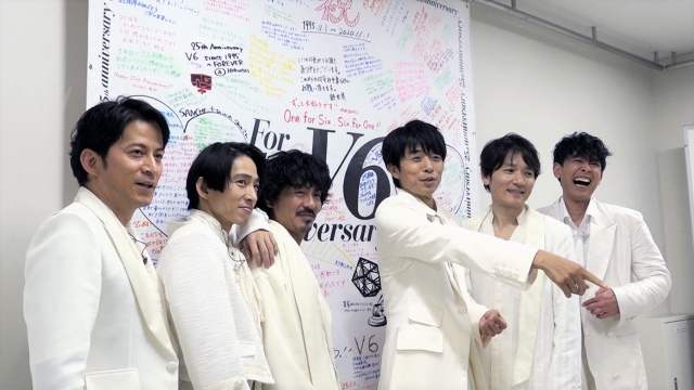『連続ドキュメンタリー RIDE ON TIME』最終夜に出演するV6 (C)フジテレビ