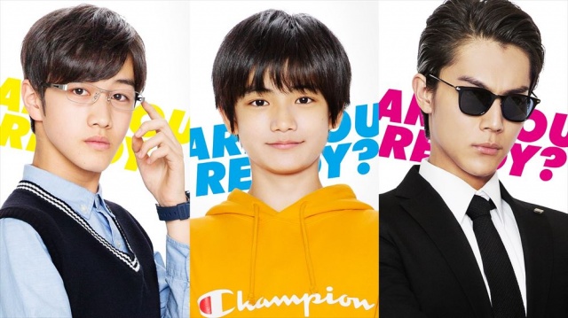 城桧吏(中央)が映画初主演&酒井大地(左)が俳優デビューする映画『都会のトム&ソーヤ』(2021年夏公開)中川大志(右)の出演が決定