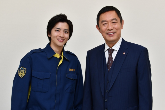 『警視庁・捜査一課長season5』に新加入した飯島寛騎(左)と主演の内藤剛志 (C)テレビ朝日
