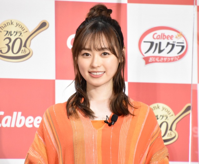 地方ロケでも朝食は自前であることを明かした福原遥 (C)ORICON NewS inc.