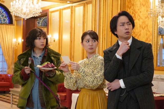 4月期日曜ドラマ『ネメシス』に出演する広瀬すず、大島優子、櫻井翔 (C)日本テレビ