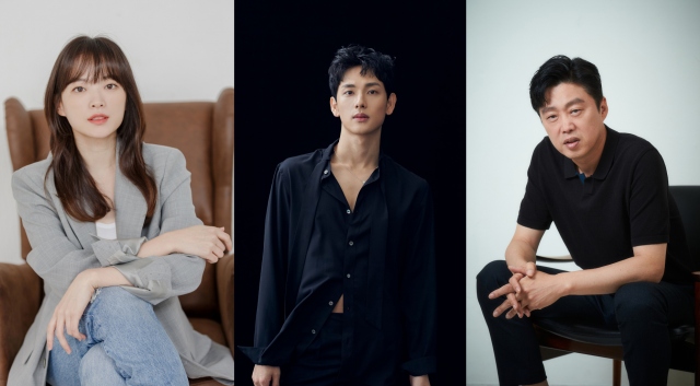 映画『スマホを落としただけなのに』の韓国リメイクに出演する(左から)チョン・ウヒ、イム・シワン、キム・ヒウォン