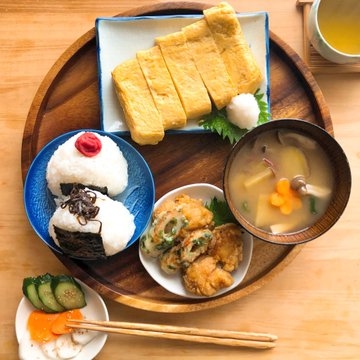 男子大学生が作った理想の朝ご飯(画像提供:@hirosryouri)