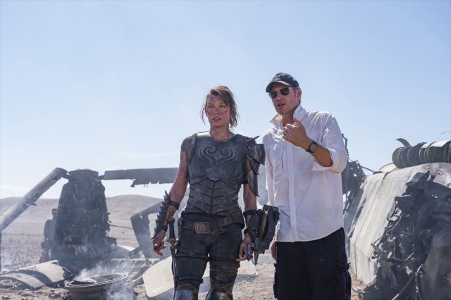 『映画 モンスターハンター』(3月26日公開)ミラ・ジョヴォヴィッチ、ポール・W・S・アンダーソン監督(C) Constantin Film Verleih GmbH