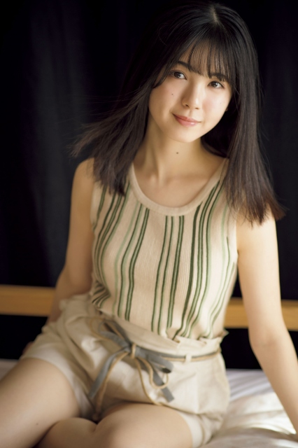 『FLASHスペシャル』グラビアBEST2021年春号裏表紙を飾る乃木坂46・筒井あやめ(C)松田忠雄、光文社