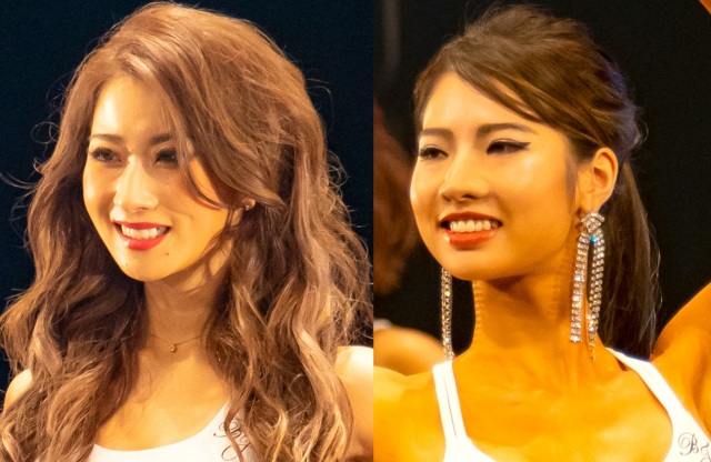 ぽっちゃり体型克服し『BBJ』に出場した(左から)野田由貴実さん、菊地由夏さん