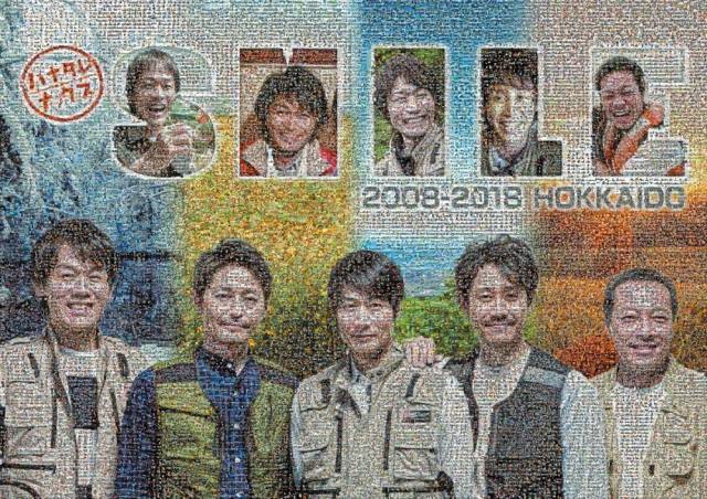 『ハナタレナックス』「北海道の笑顔プロジェクト」巨大フォトモザイクがついに完成。3月28日展示スタート (C)HTB